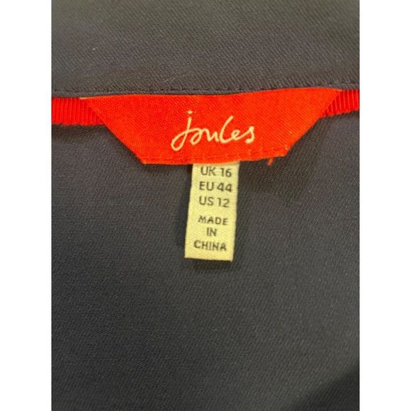 Joules Navy Dress with Floral Embroidery - Picture 5 of 5